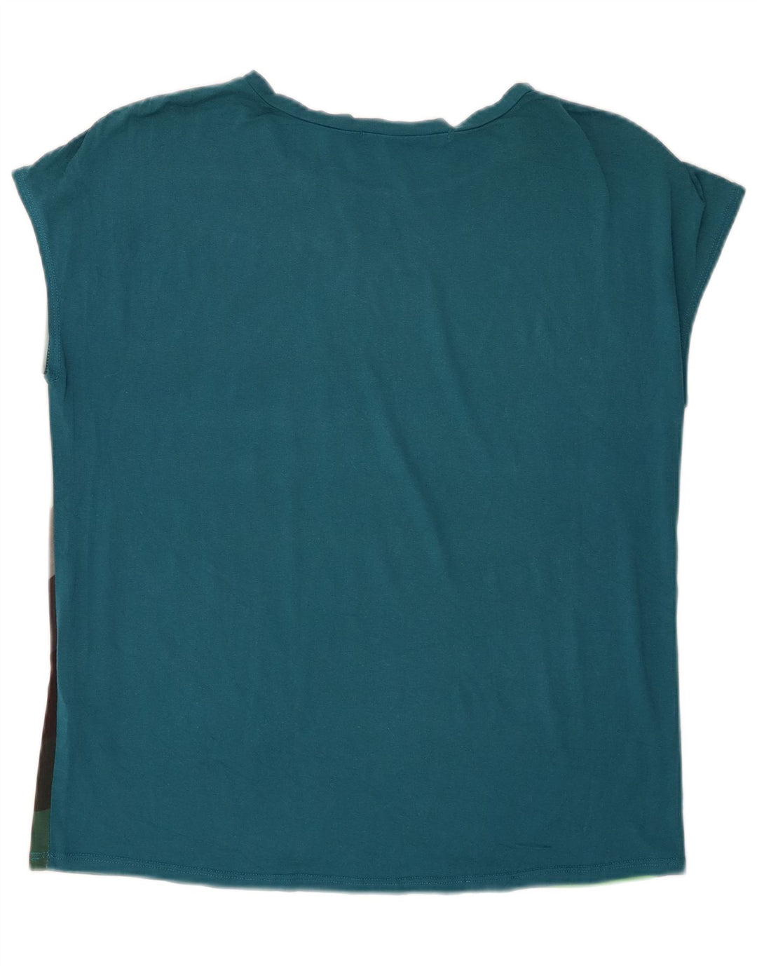 Desigual Damen Graphic T-Shirt Top UK 14 Medium Mehrfarbig