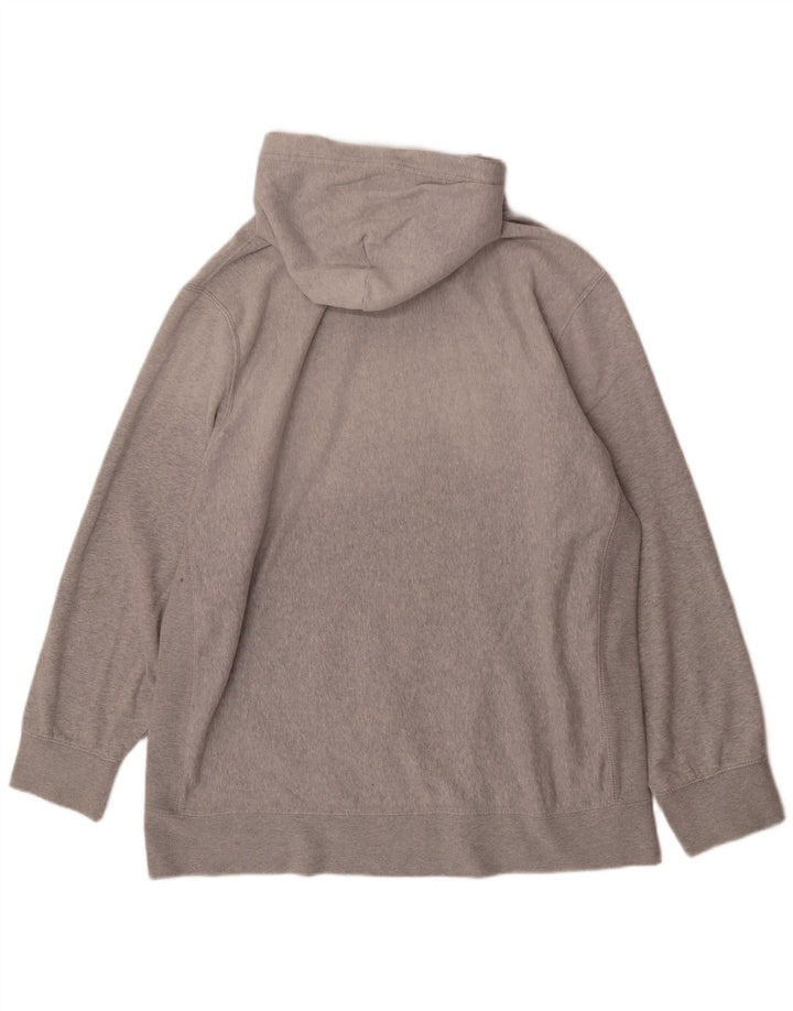 American Eagle Herren-Kapuzenpullover mit Grafik, Größe 2XL, graue Baumwolle