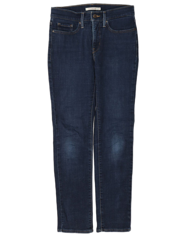 Levi's Damen 312 Shaping Slim Jeans W27 L30 Marineblaue Baumwolle