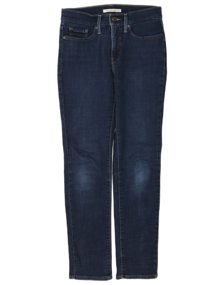 Levi's Damen 312 Shaping Slim Jeans W27 L30 Marineblaue Baumwolle