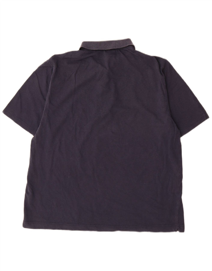 Lacoste Herren Poloshirt Größe 7 XL Marineblaue Baumwolle