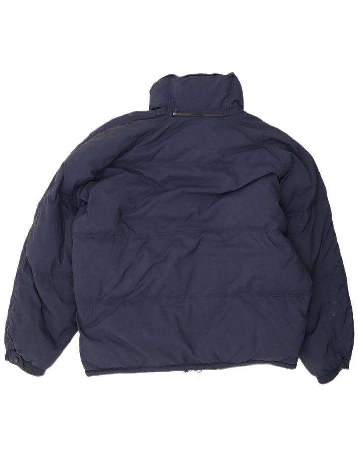 Ellesse Mens Hooded Ski Jacket IT 56 3XL Navy Blue Polyamide