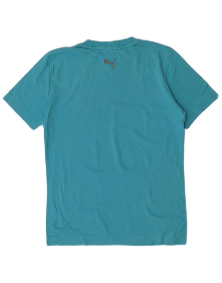 Puma Herren Grafik T-Shirt Top XS Blau