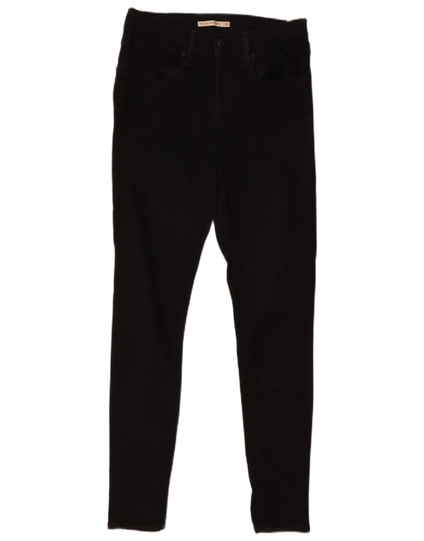 Levi's Damen Mile High Super Skinny Jeans W30 L30 Schwarze Baumwolle