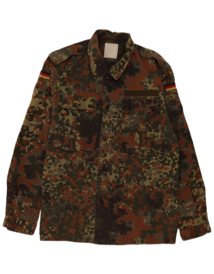 Vintage Herren Militärjacke UK 40 Large Khaki Camouflage