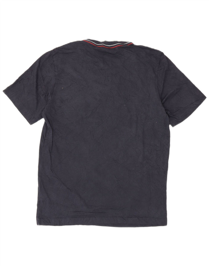 Adidas Herren-T-Shirt mit Grafik, mittelgroß, marineblau, Baumwolle