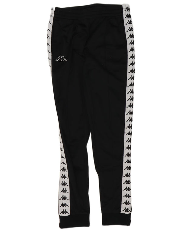 Kappa Herren-Trainingshose mit Grafik, Jogginghose, Größe S, Schwarz, Farbblock