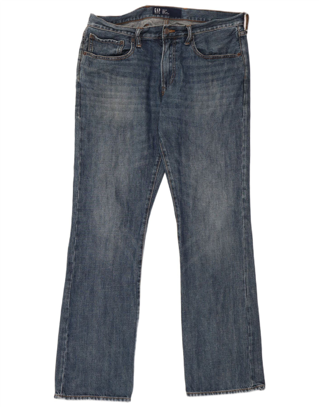 Gap Herren Bootcut Jeans W36 L34 Blaue Baumwolle