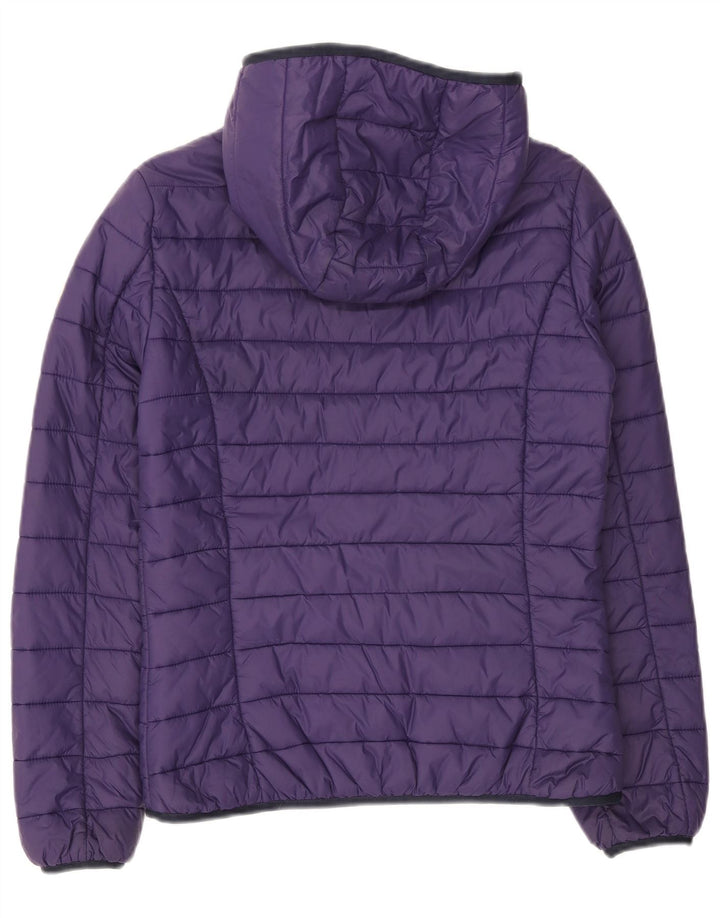 North Sails Damen-Jacke mit Kapuze, gepolstert, UK 14, mittelviolettes Nylon