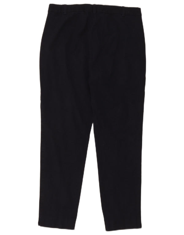Marks & Spencer Damen Crop-Anzughose UK 12 Medium W32 L25 Marineblau