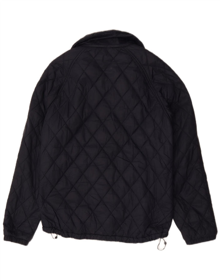 Jack Wills Herren Steppjacke UK 38 Medium Marineblau Nylon