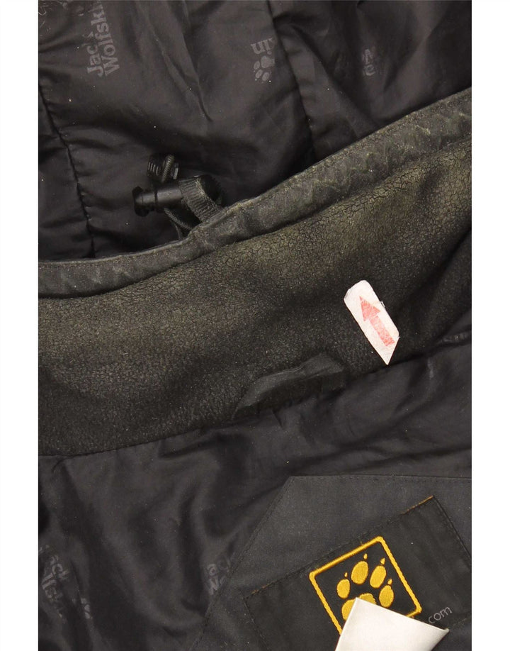 Jack Wolfskin Herren-Jacke mit Kapuze, gepolstert, UK 36/38, mittelschwarz, Polyester