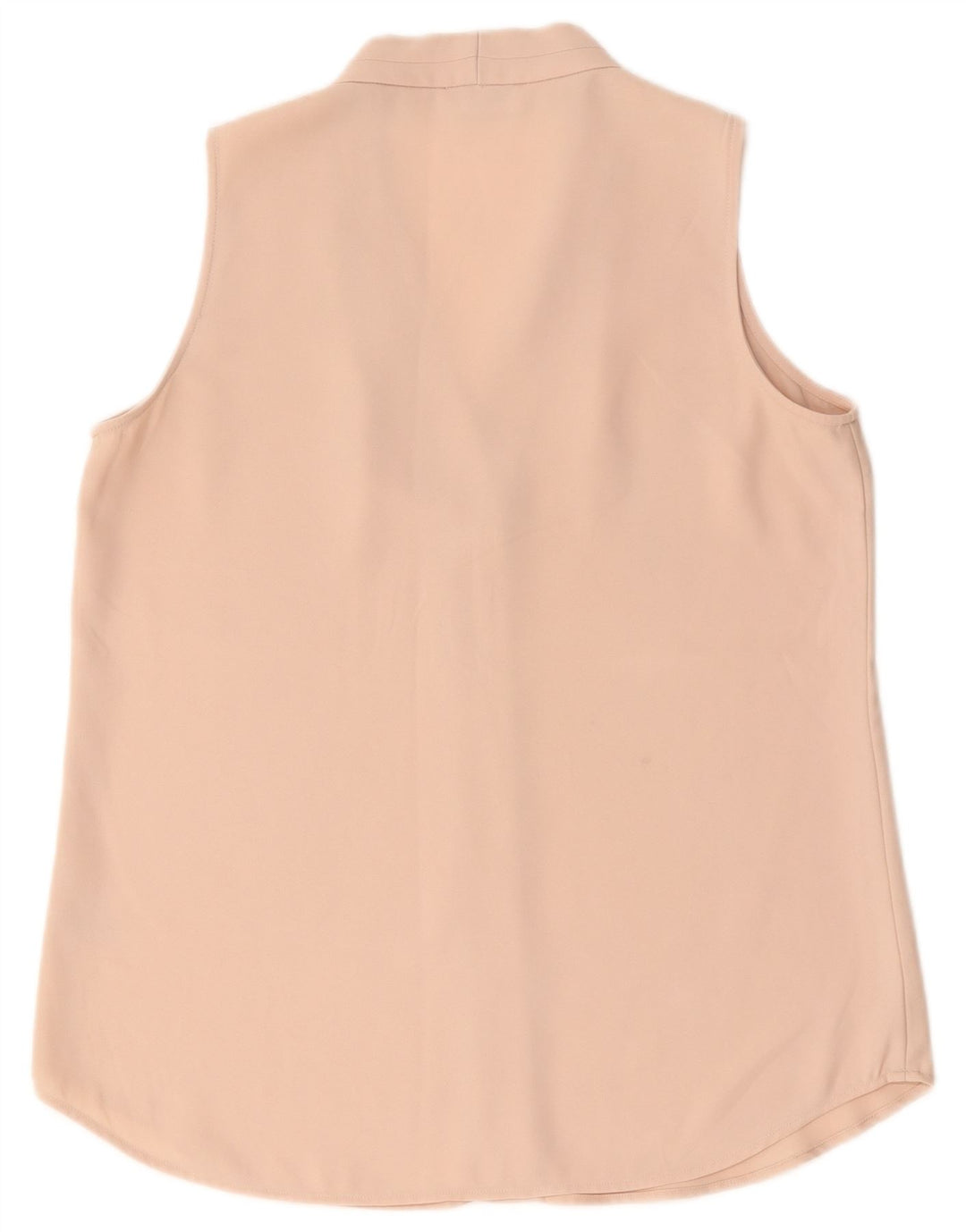 Calvin Klein Damen ärmelloses Blusenoberteil UK 14 Large Pink Polyester