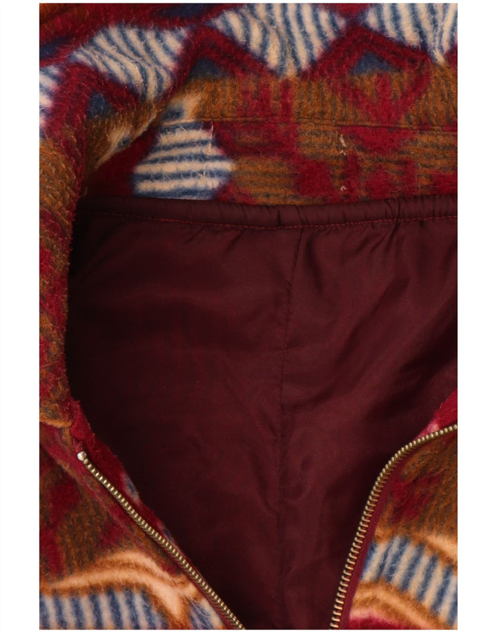 Vintage Herren Bomberjacke UK 42 XL Mehrfarbig Fair Isle