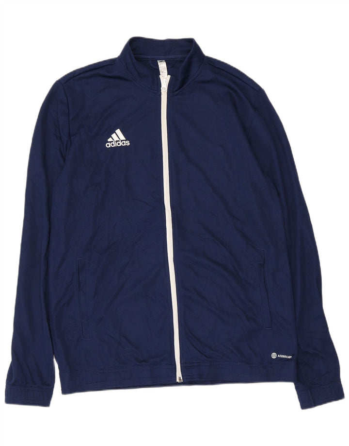 Adidas Herren Aeroready Trainingsanzug Top Jacke Large Marineblau Polyester