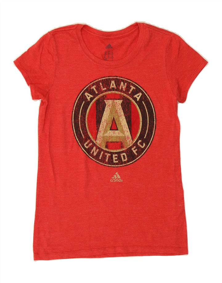 ADIDAS Boys Graphic T-Shirt Top 10-11 Years Medium Red Vintage Adidas and Second-Hand Adidas from Messina Hembry 