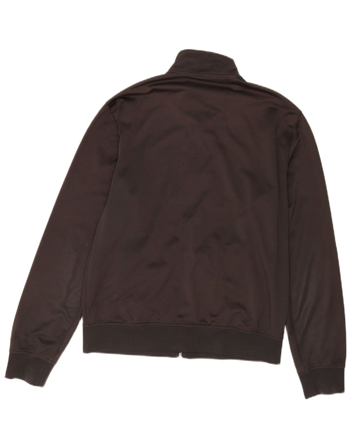 Emporio Armani Herren-Trainingsanzug mit grafischem Oberteil, groß, aus schwarzem Polyester