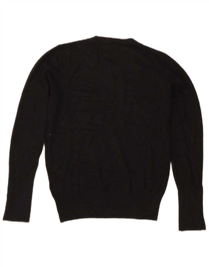 Zara Damen-Pullover mit Rundhalsausschnitt, Gr. 42, Größe L, Schwarz