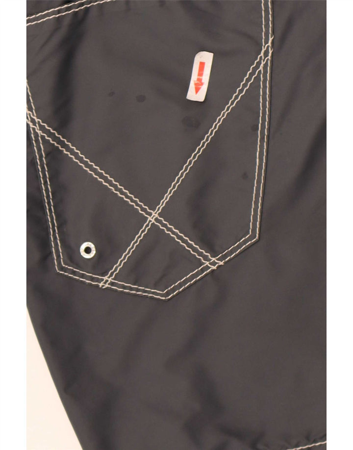 Roy Rogers Herren-Badeshorts aus mittelgrauem Polyamid