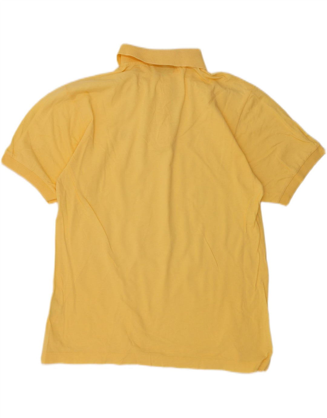 SERGIO TACCHINI Mens Polo Shirt Medium Yellow Vintage Sergio Tacchini and Second-Hand Sergio Tacchini from Messina Hembry 