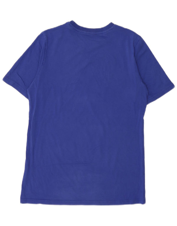 Adidas Jungen T-Shirt Top 15-16 Jahre Blaue Baumwolle
