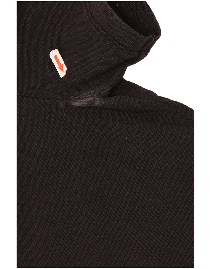 Timberland Herren-Poloshirt mit normaler Passform, 2XL, schwarze Baumwolle