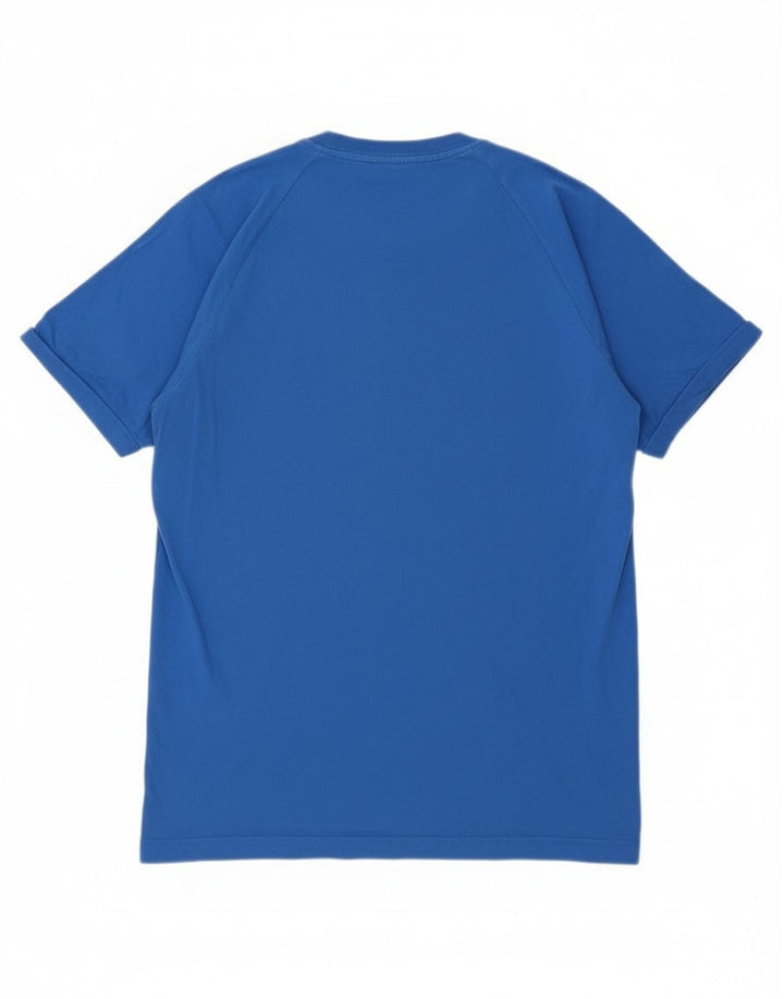 Adidas Herren T-Shirt Top Small Blau Baumwolle