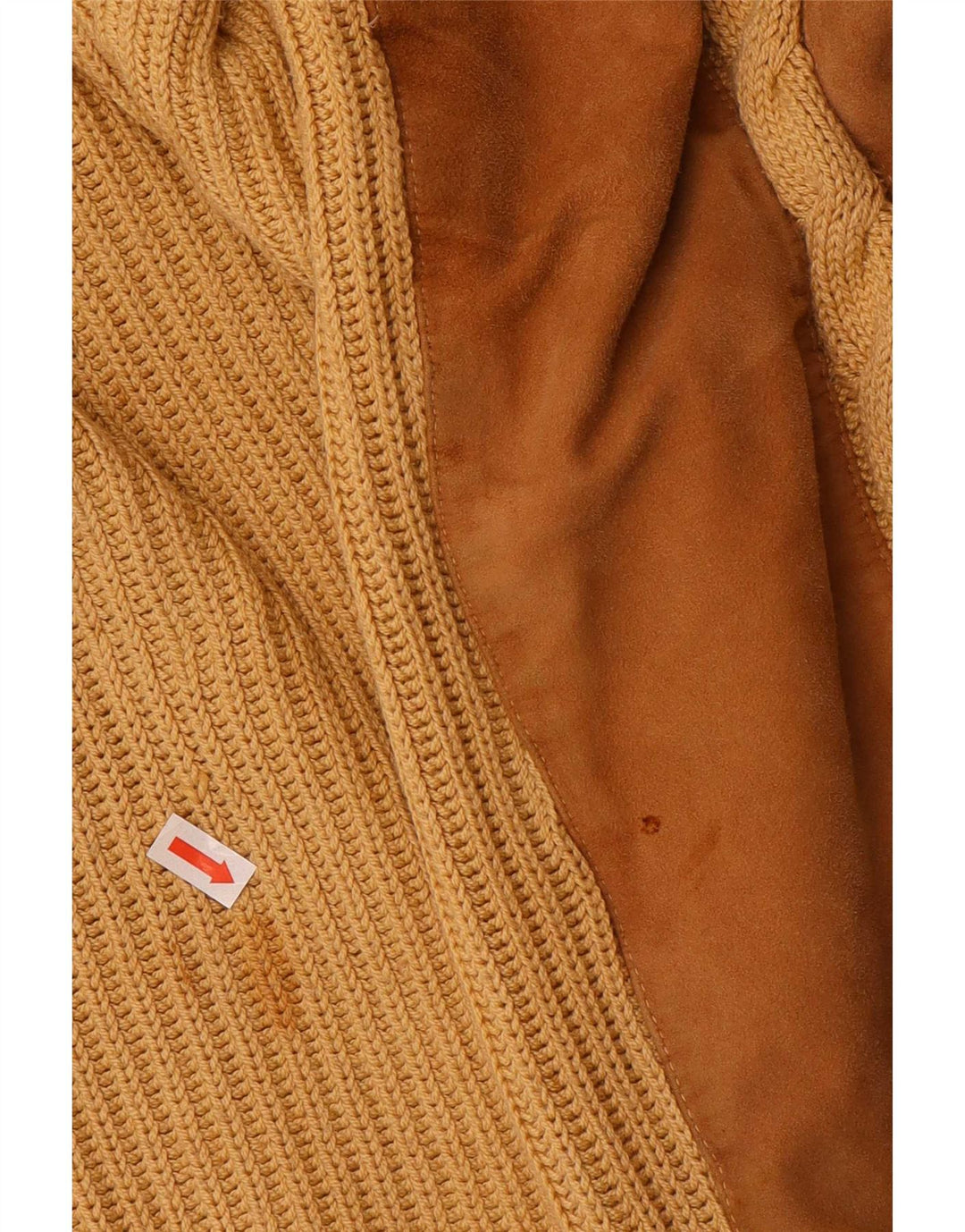 Vintage Herren Rundhalspullover Pullover XL Beige