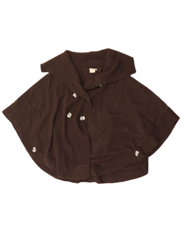 Cotton Traders Damen Poncho-Strickjacke, UK 26/28 5XL, Braun, Acryl