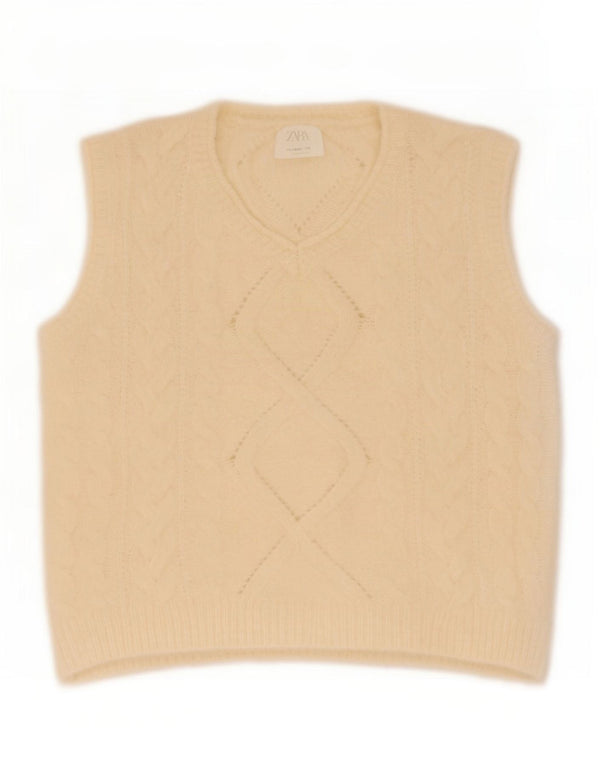 Zara Tanktop für Mädchen, 13–14 Jahre, aus weißem Acryl