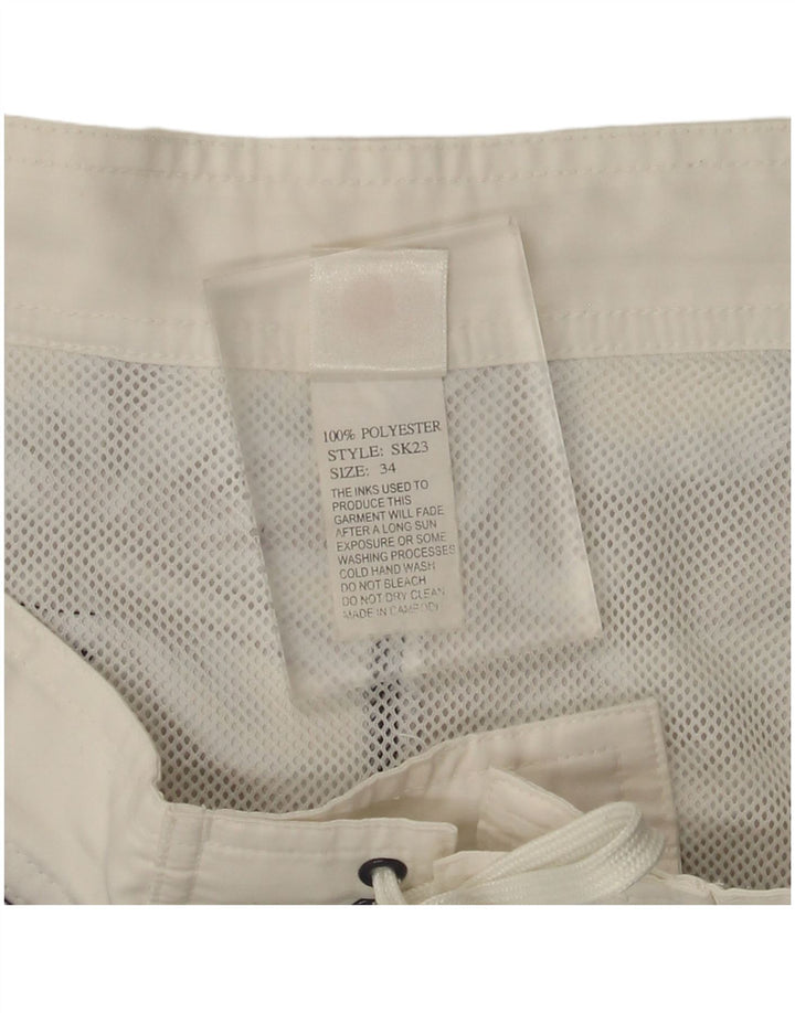 Sundek Herren-Badeshorts, groß, marineblaues Blumenmuster, Polyester