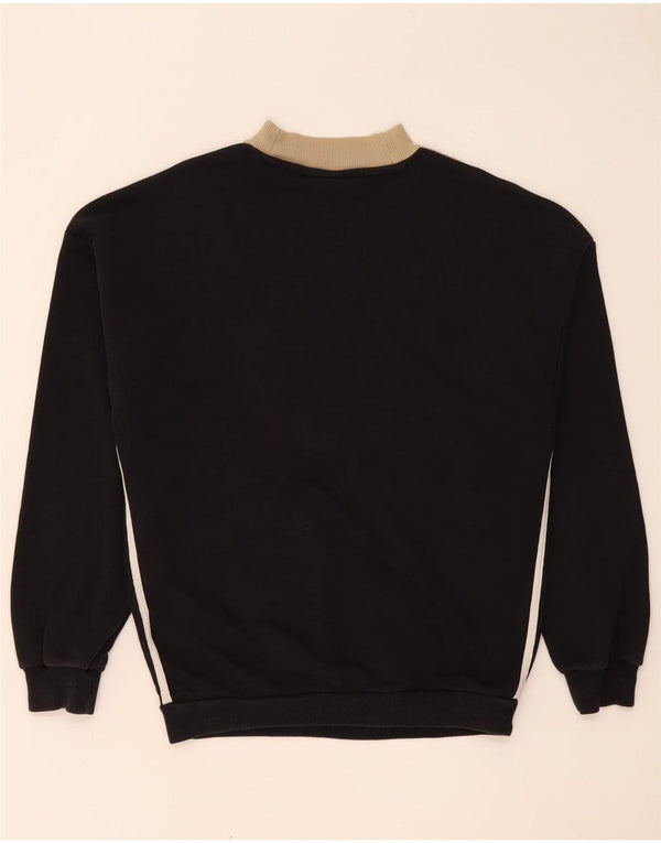 Adidas Damen-Sweatshirt in Übergröße, Gr. 10, Größe S, Schwarz, Farbblock