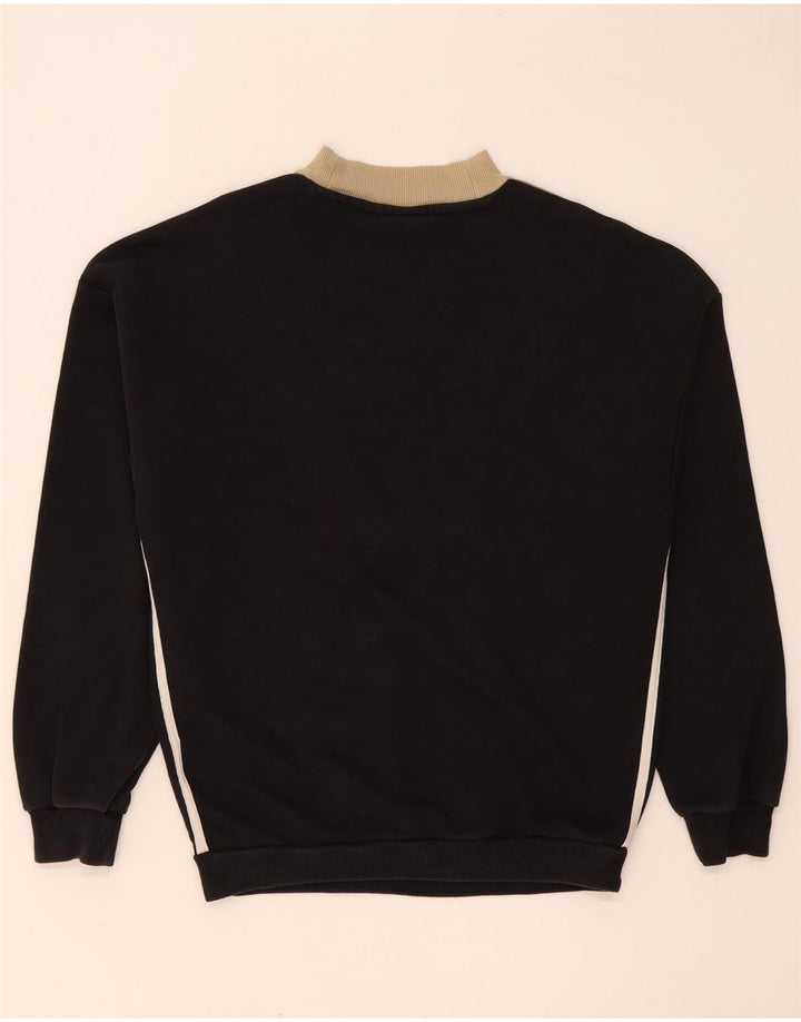 Adidas Damen-Sweatshirt in Übergröße, Gr. 10, Größe S, Schwarz, Farbblock