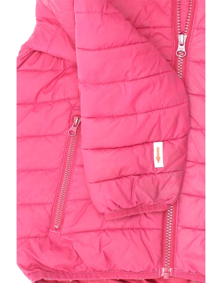 Berghaus Wattierte Jacke mit Kapuze für Mädchen, 5–6 Jahre, rosa, Polyester