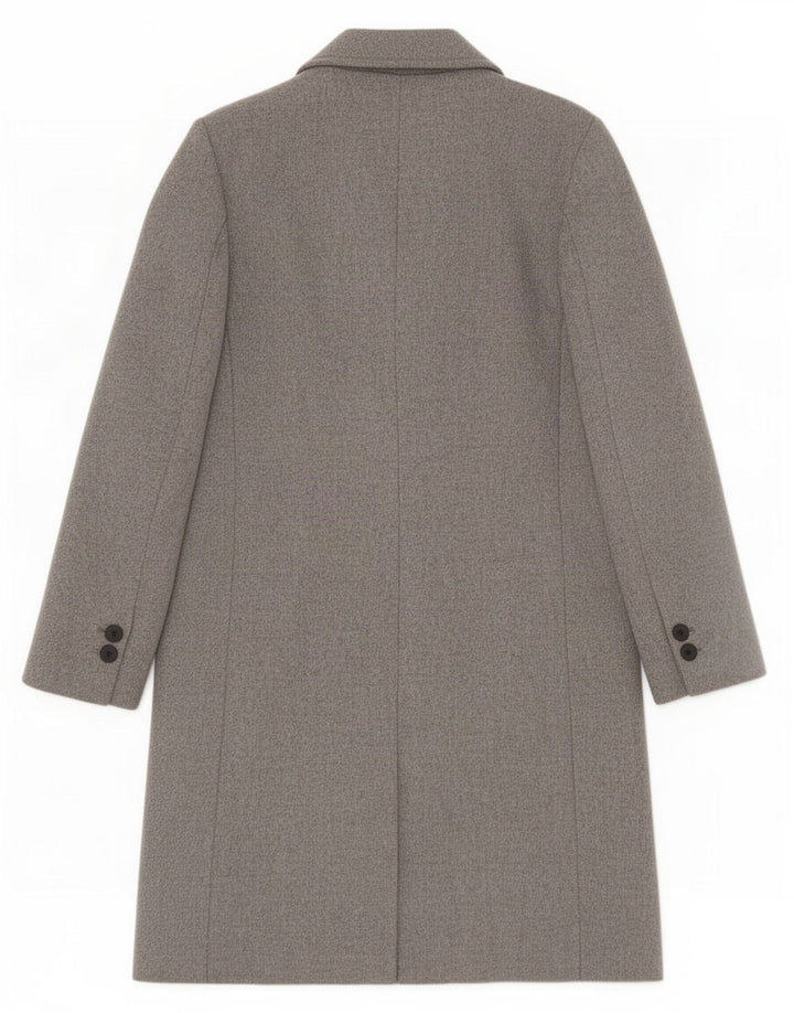 Zara Damen Mantel UK 12 Mittelgraue Wolle