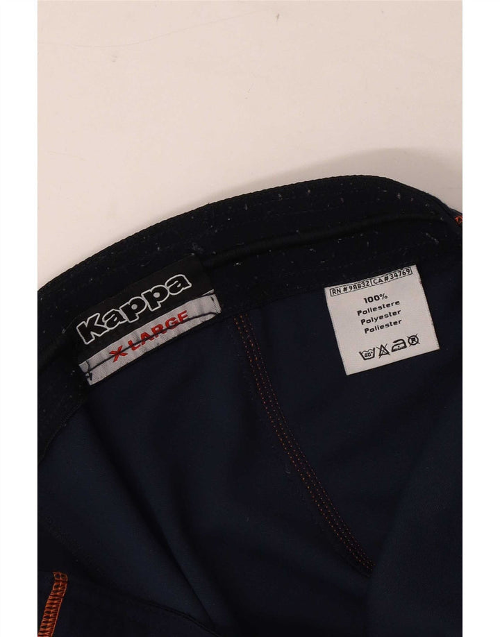 Kappa Herren-Trainingshose XL, Marineblau, Polyester