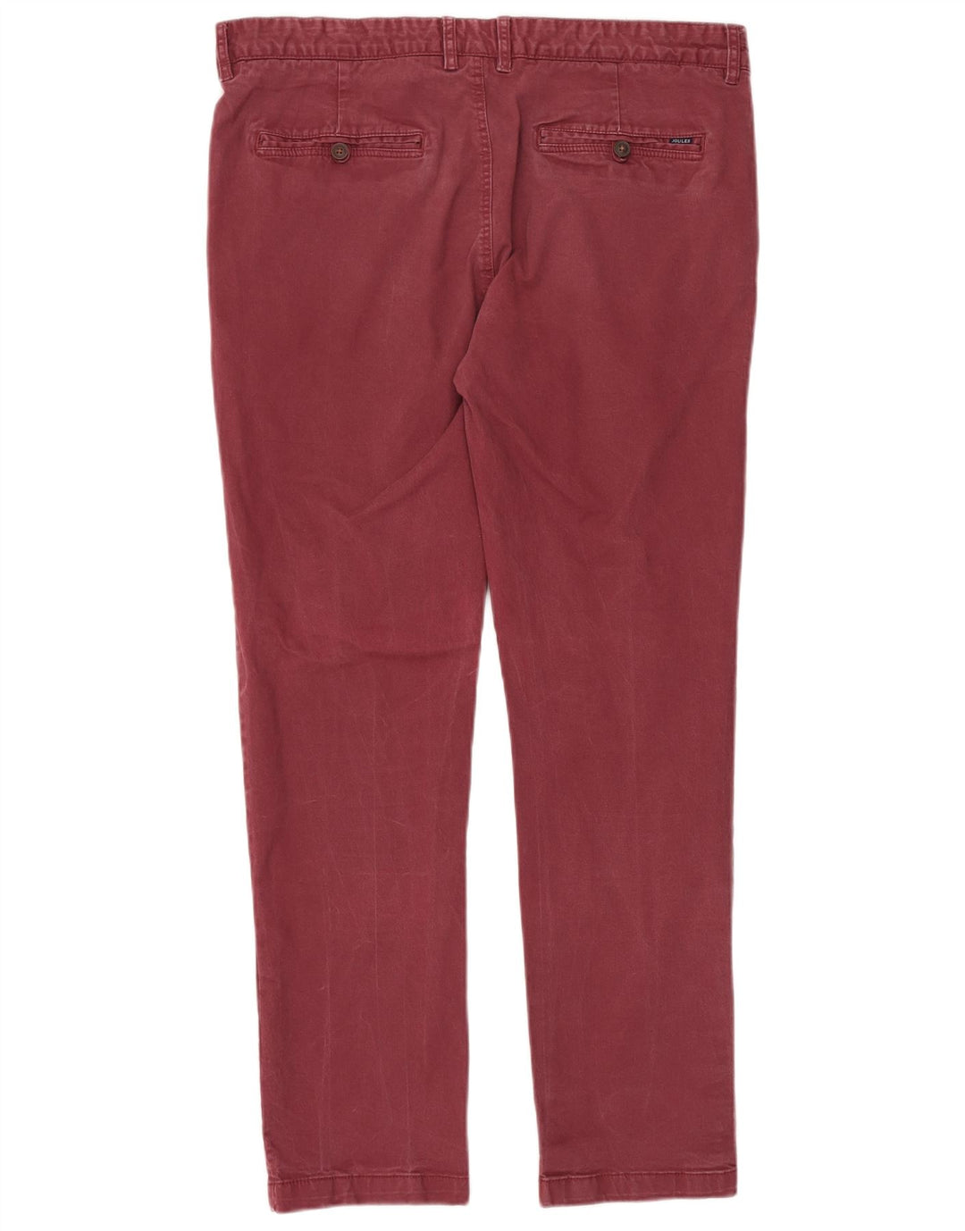 JOULES Slim Chino-Hose für Herren, W36, L32, Burgunderrot, Baumwolle