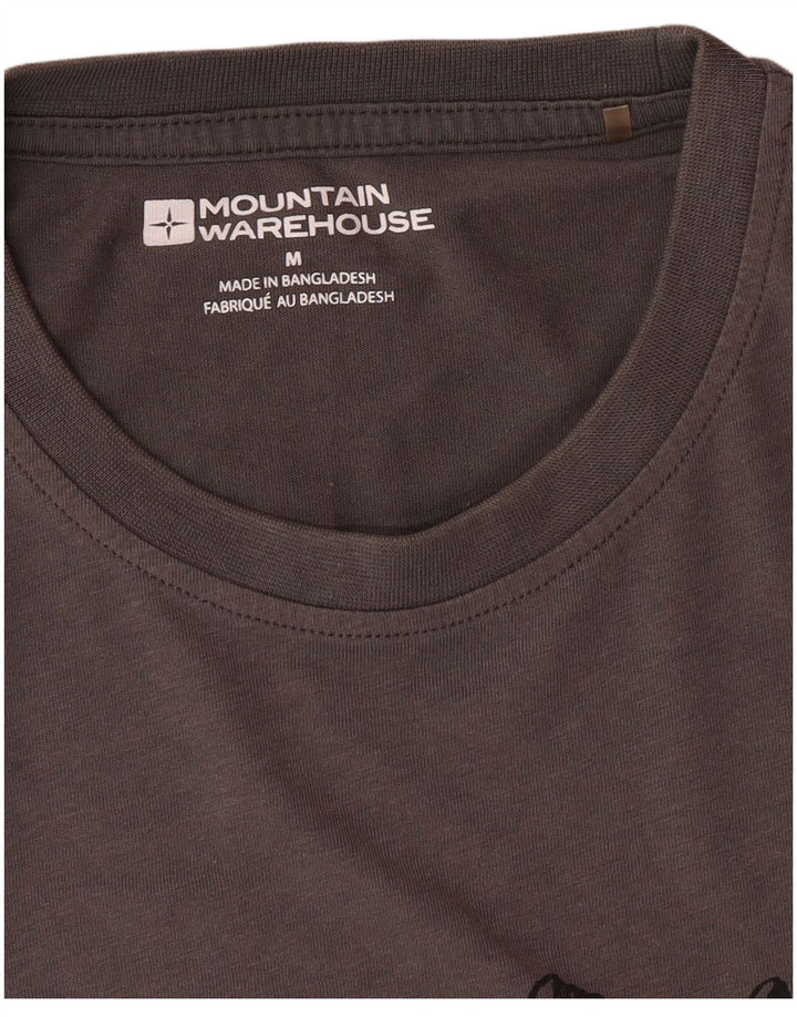 MOUNTAIN WAREHOUSE Herren-T-Shirt mit Grafik, Mittelgrau