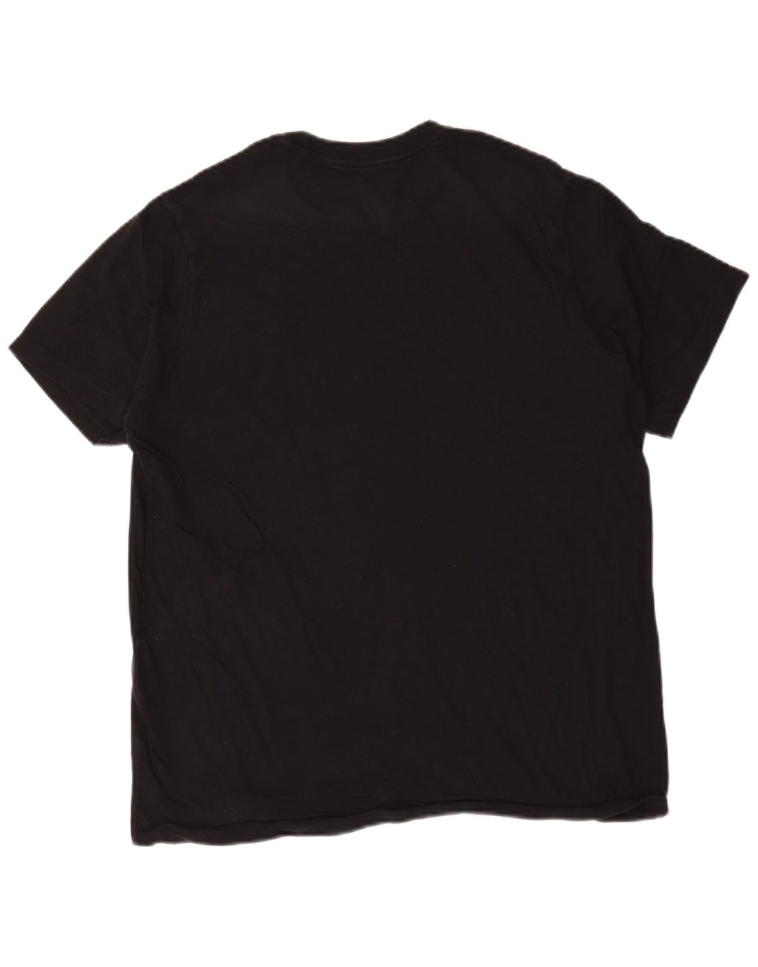 Nike Herren T-Shirt Top Large Schwarz Baumwolle