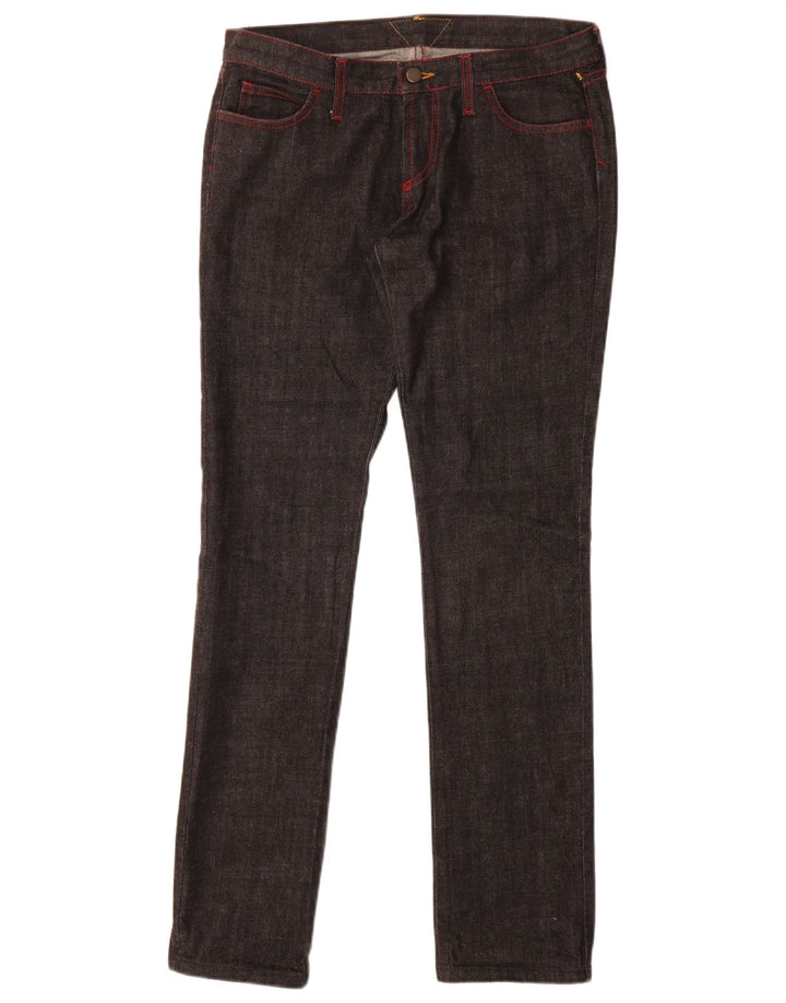 Meltin' Pot Damen Mesh Slim Jeans W33 L33 Schwarz Baumwolle