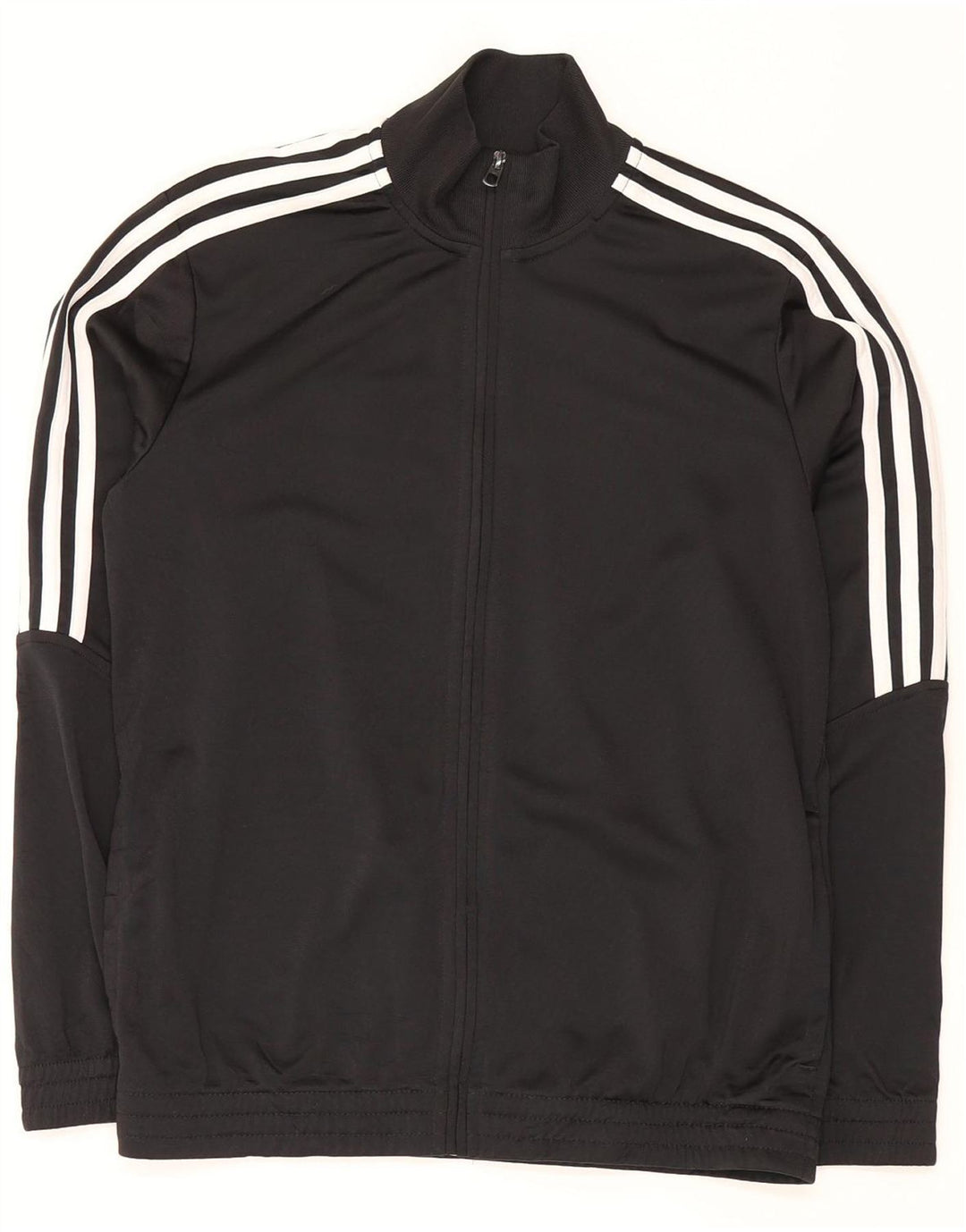 ADIDAS Boys Climacool Full Tracksuit 13-14 Years Black Striped Polyester Vintage Adidas and Second-Hand Adidas from Messina Hembry 