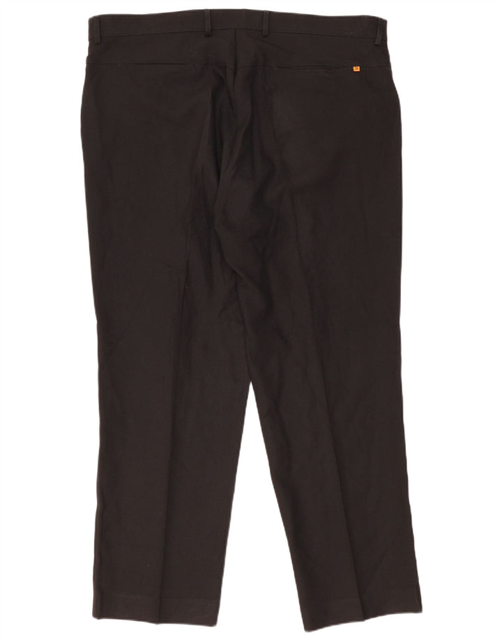 Farah Herren gerade Chinohose W44 L31 Schwarz Polyester