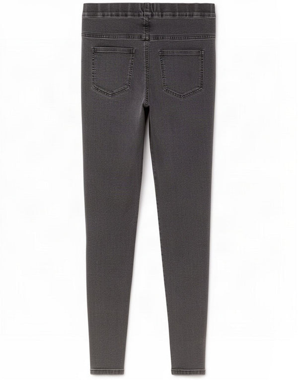 Marks & Spencer Damen Jegging Jeans UK 12 Medium W28 L27 Graue Baumwolle