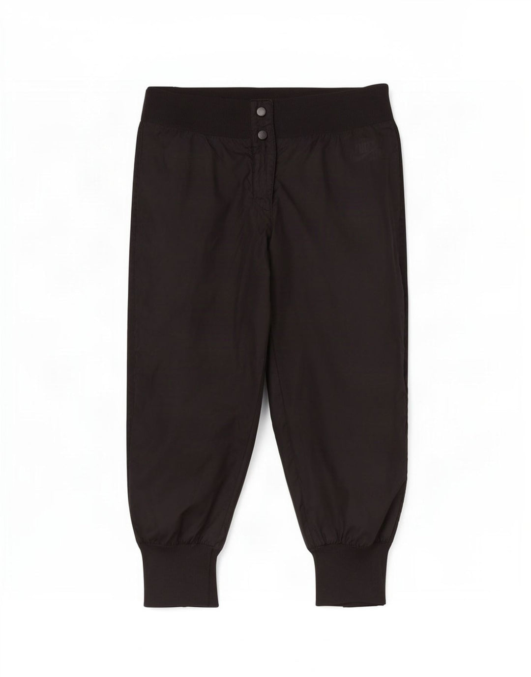 Nike Damen Caprihose UK 8 Small W30 L20 Schwarzes Nylon