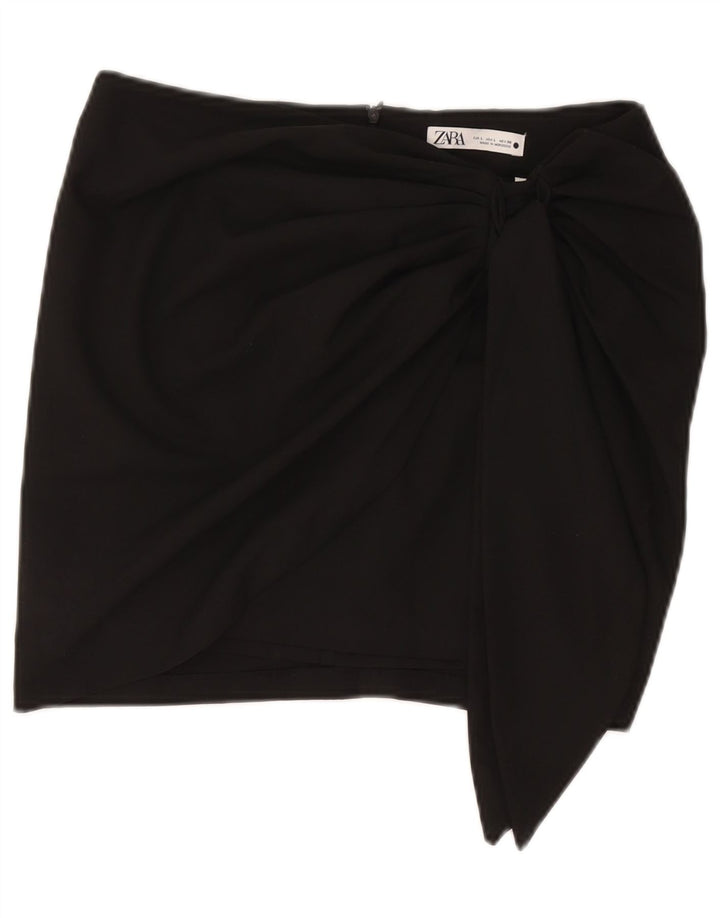 Zara Damen Minirock Large W30 Schwarz