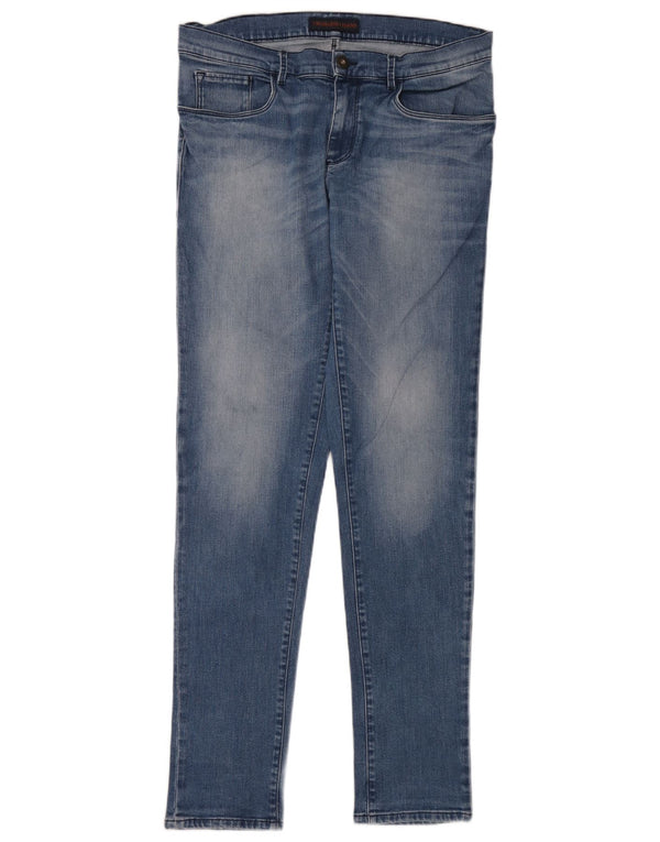 Trussardi Damen Skinny Jeans W34 L35 Blau