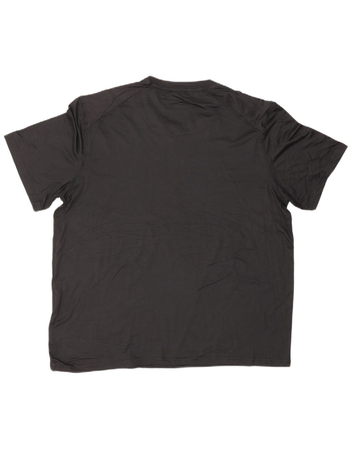 EDDIE BAUER Herren T-Shirt Top XL Schwarz Polyester