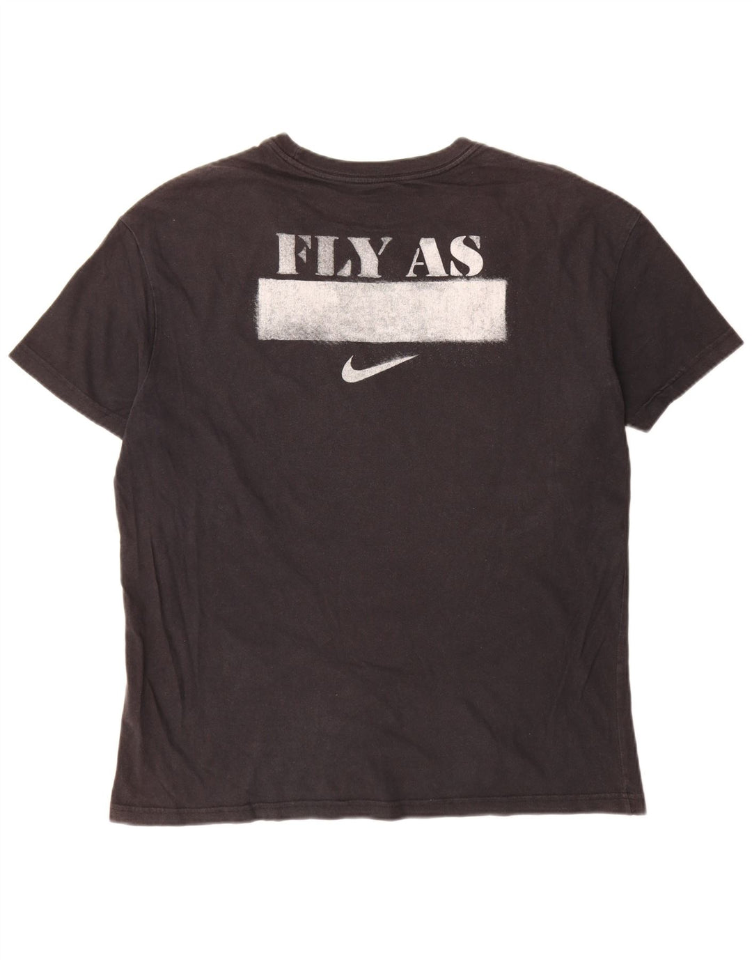 Nike Herren-T-Shirt mit Grafik, groß, aus schwarzer Baumwolle