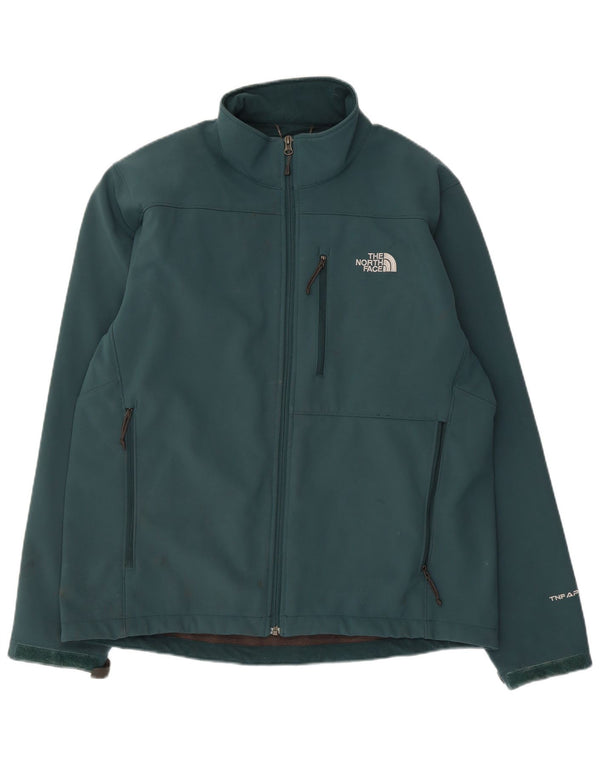 The North Face Herren-Windbreaker-Jacke, UK 40, Größe L, grün, Polyester