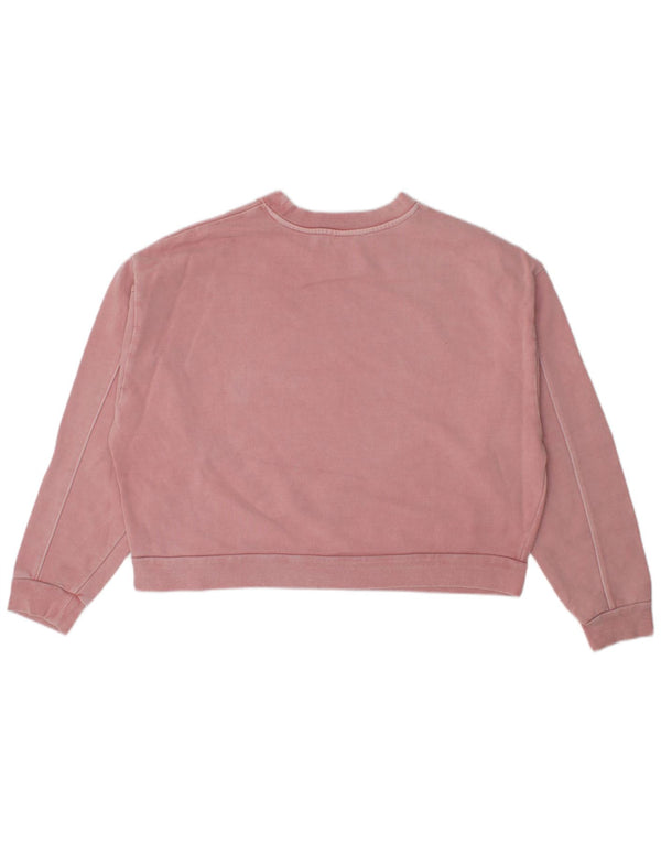 Levi's Damen-Sweatshirt mit übergroßem, bauchfreiem Grafikmuster, Gr. 14, Mittelrosa